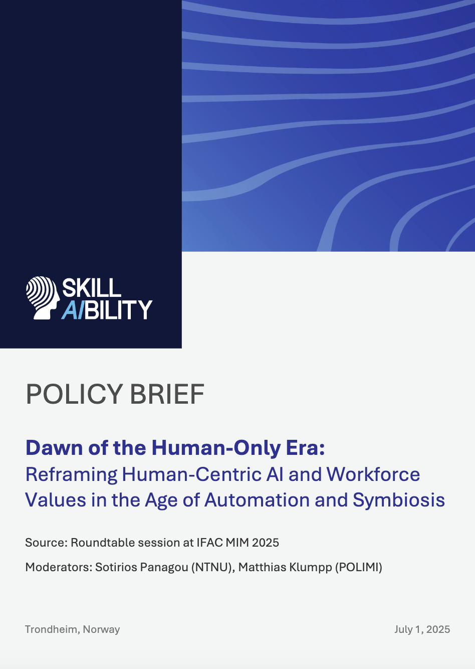 Policy brief cover